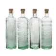 Botella vidrio Nature 0,75l. 4 decorados surtidos (Mín. 12 unidades)(
